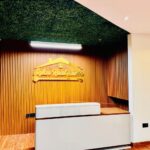 Corporate reception desk installation for engineering projects in Dubai