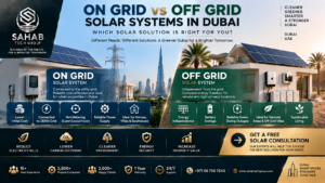 On Grid vs Off Grid Solar Systems in Dubai