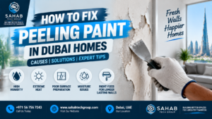 fix peeling paint in dubai