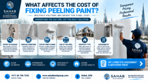 peeling wall damage